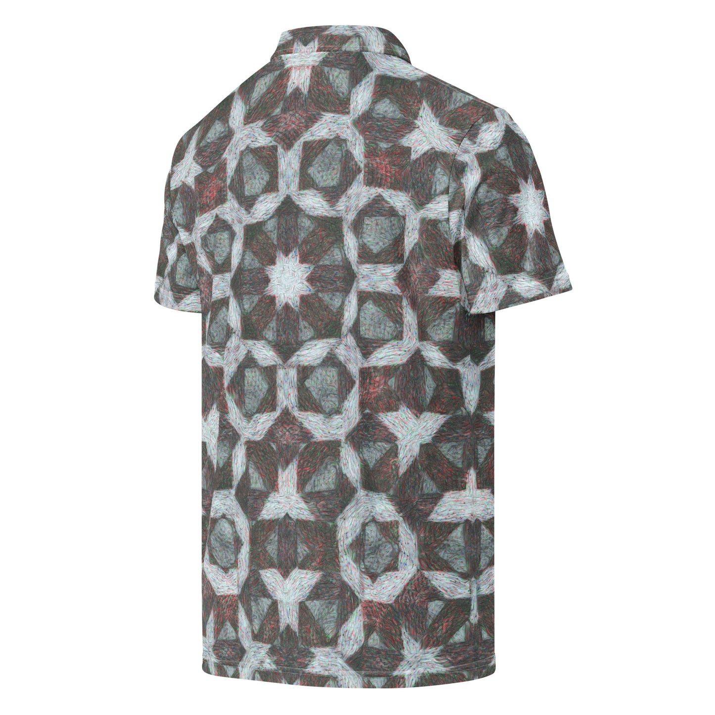 Chippin Balls Stone Star AOP Polo - side view