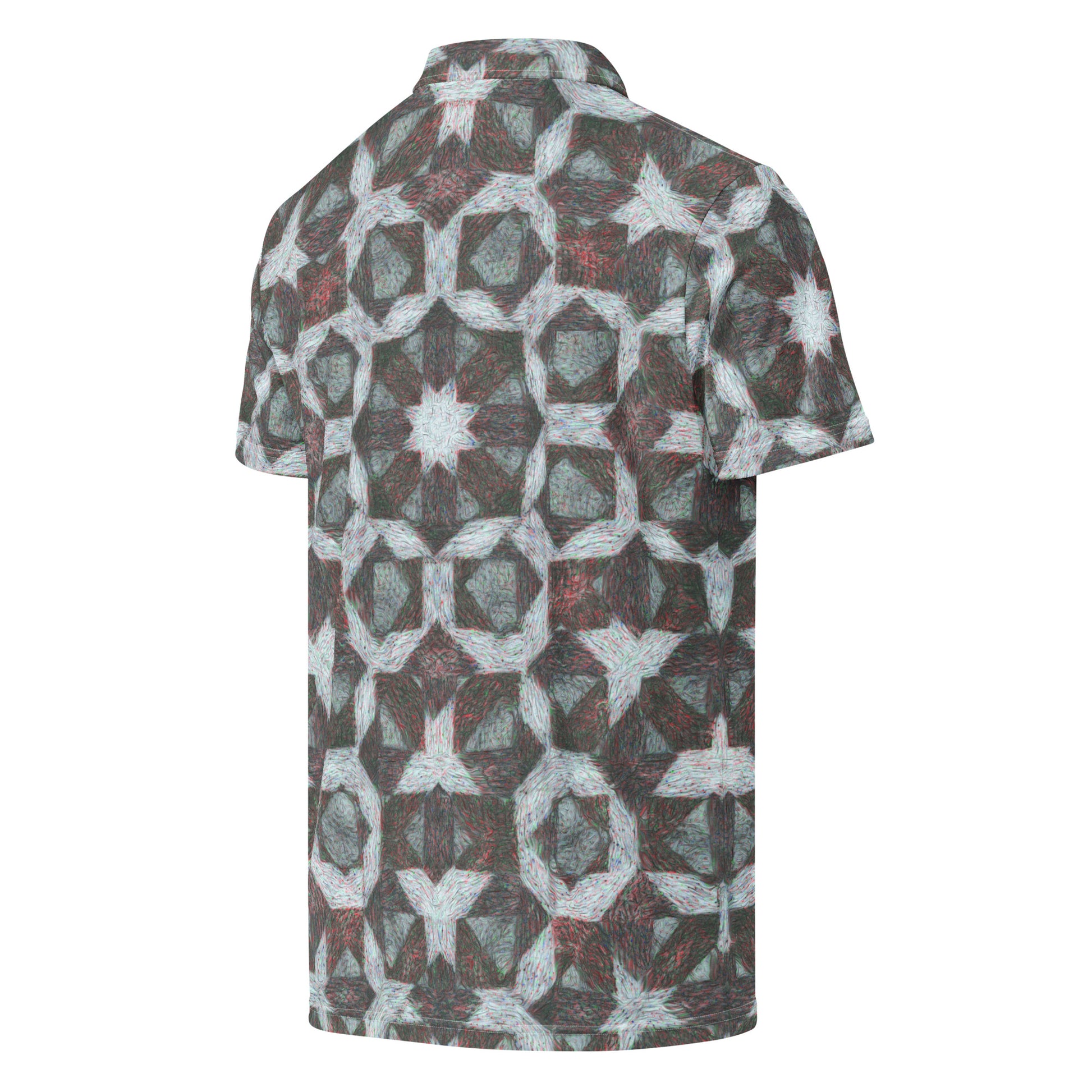 Chippin Balls Stone Star AOP Polo - side view