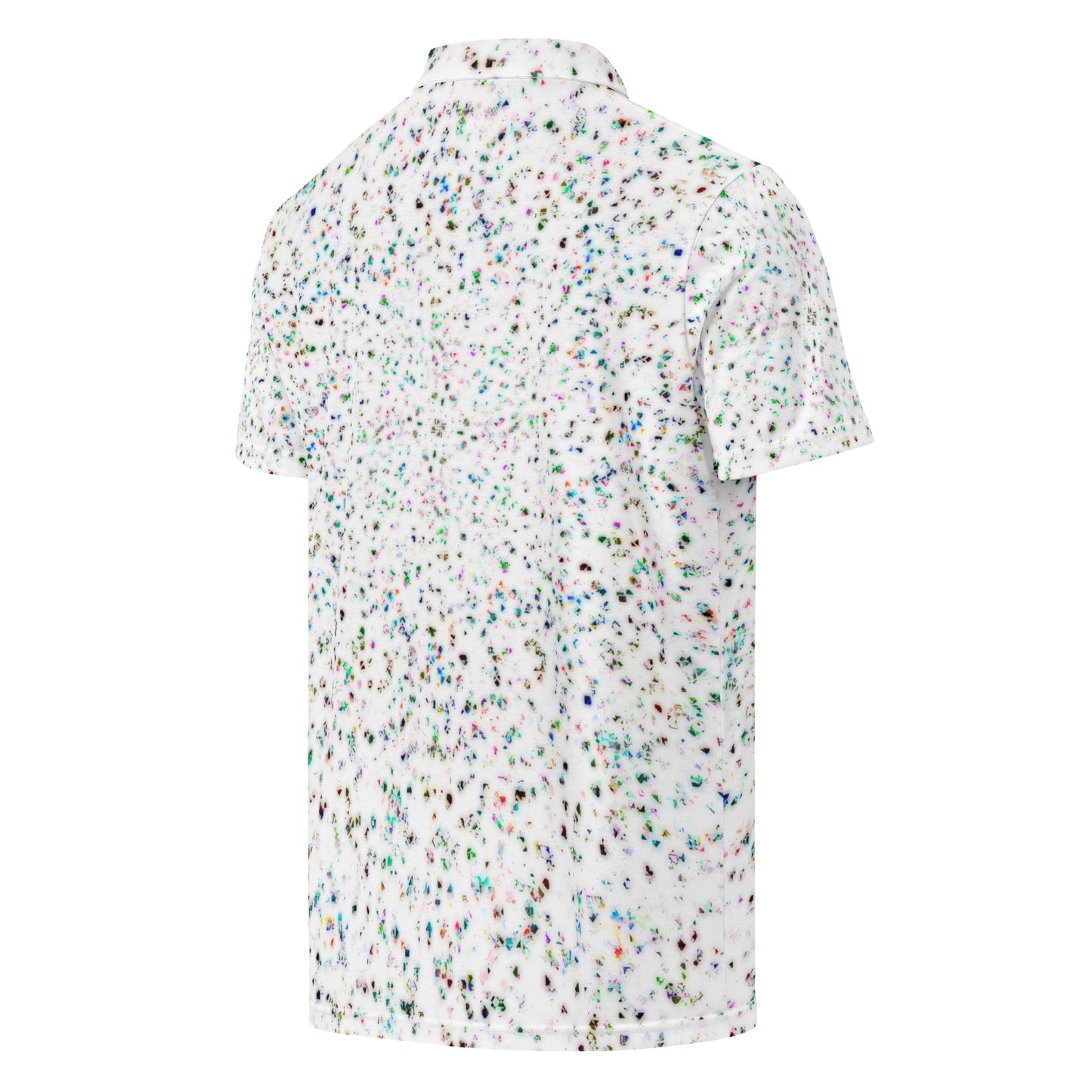 Chippin Balls Paint Fleck AOP Polo - side view