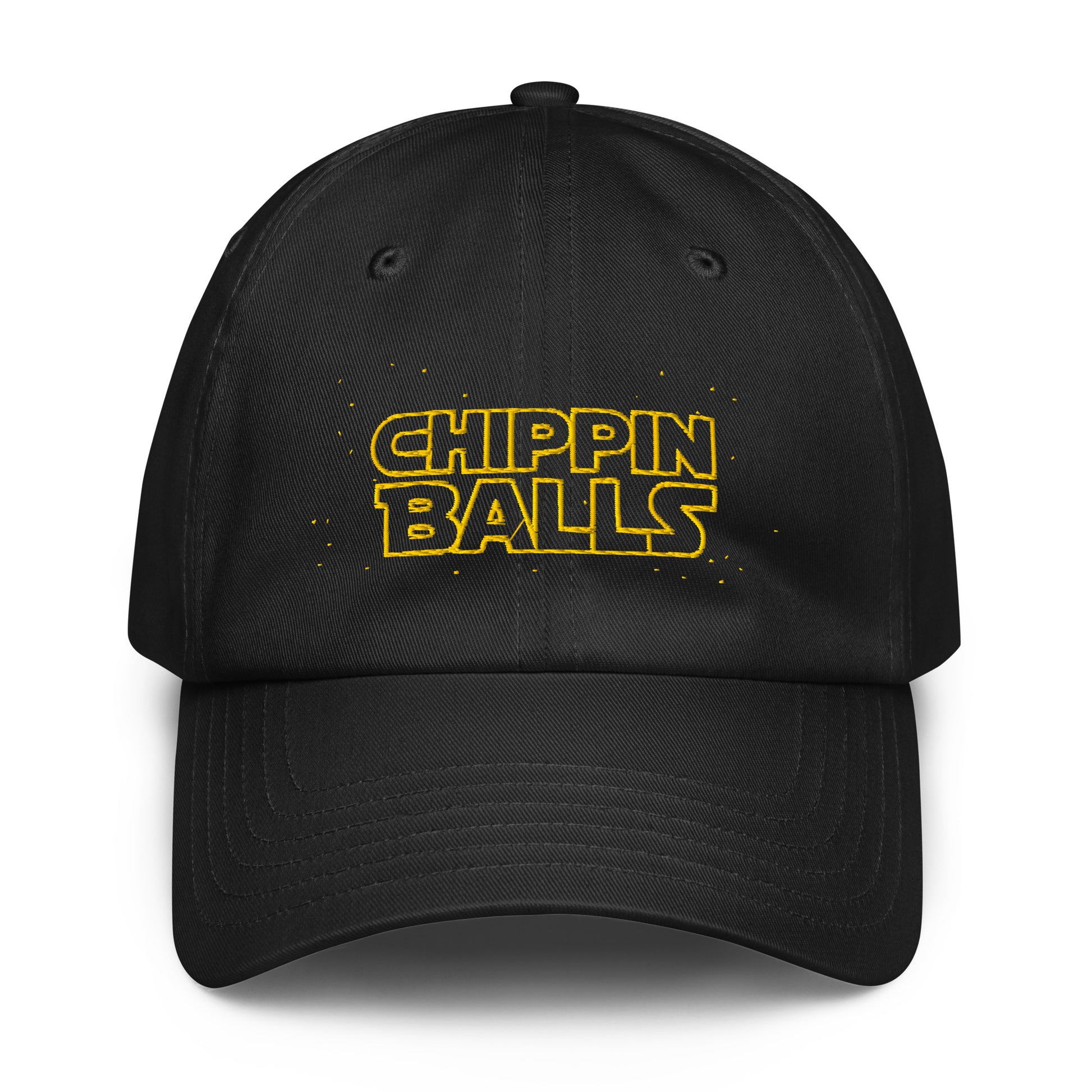 Chippin Balls Dad Cap — embroidered low-profile hat