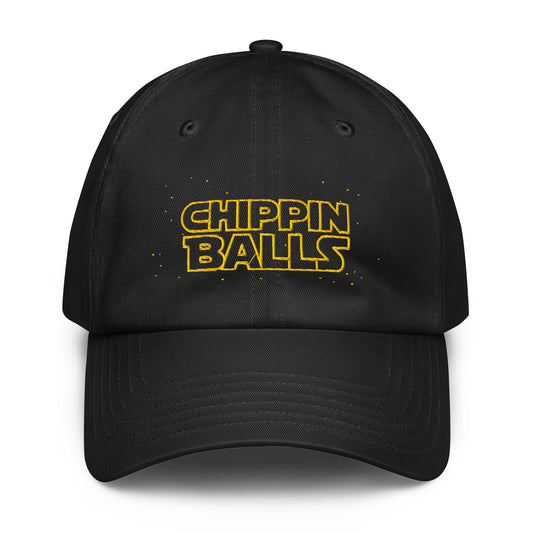Chippin Balls Dad Cap — embroidered low-profile hat