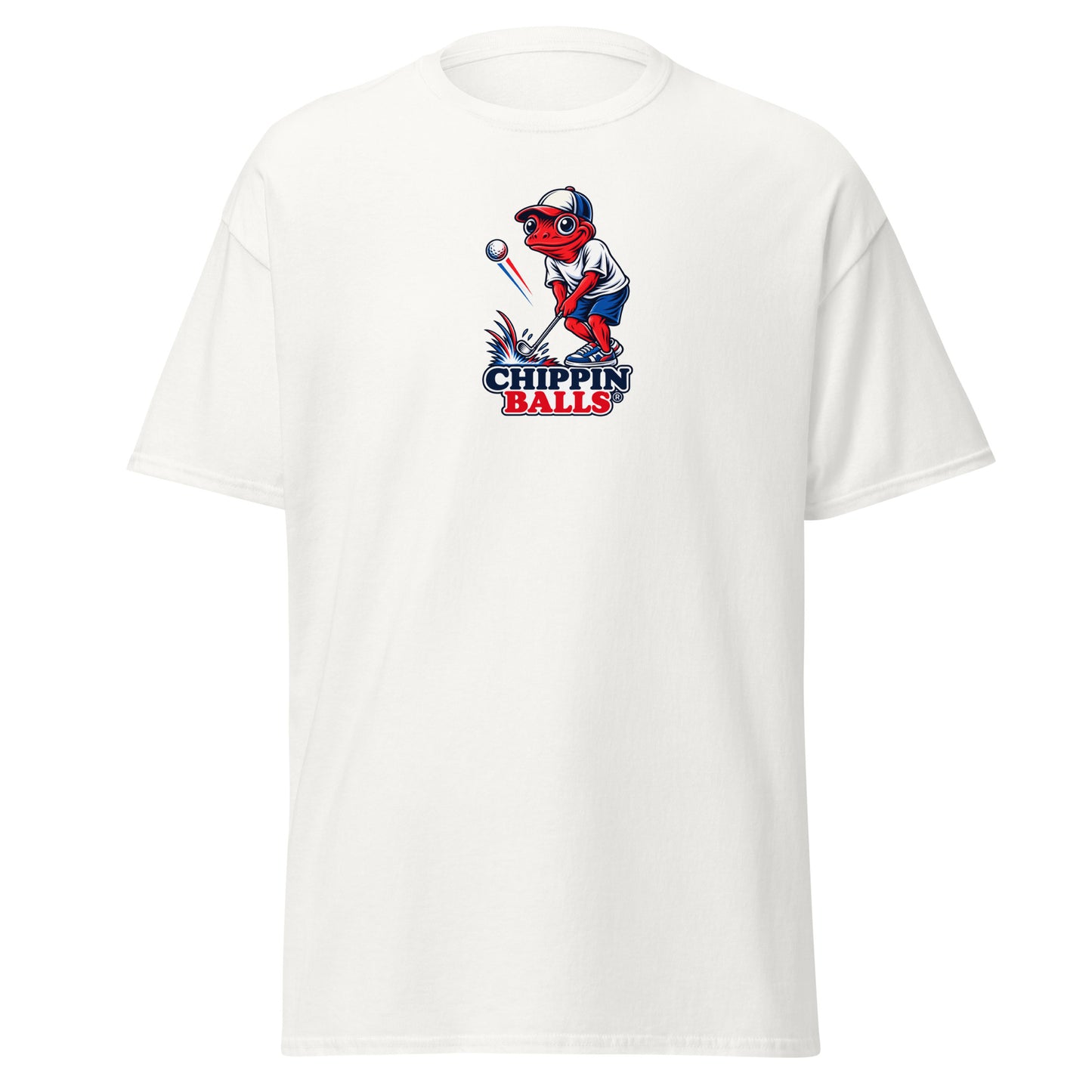 Chippin Balls Terence® Tee — Americana colorway, full-color front graphic with registered trademark logo