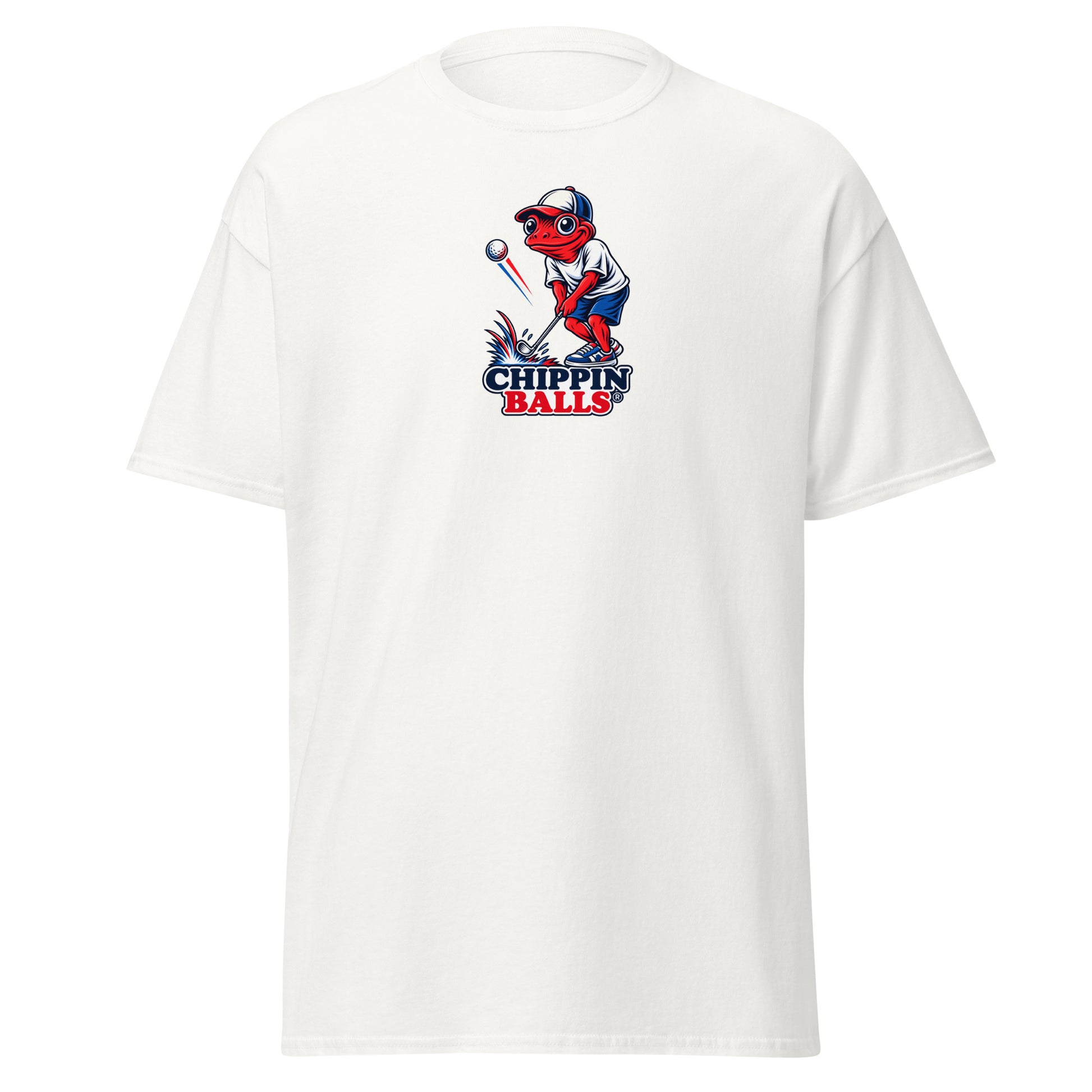 Chippin Balls Terence® Tee — Americana colorway, full-color front graphic with registered trademark logo