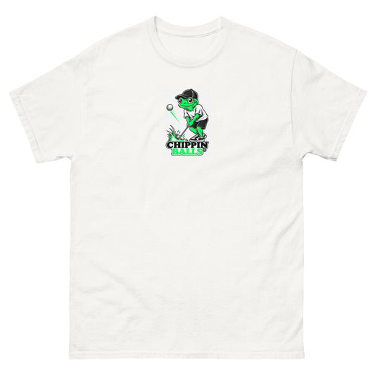 Chippin Balls Terence® Tee — Kelly Green colorway, full-color front graphic with registered trademark logo
