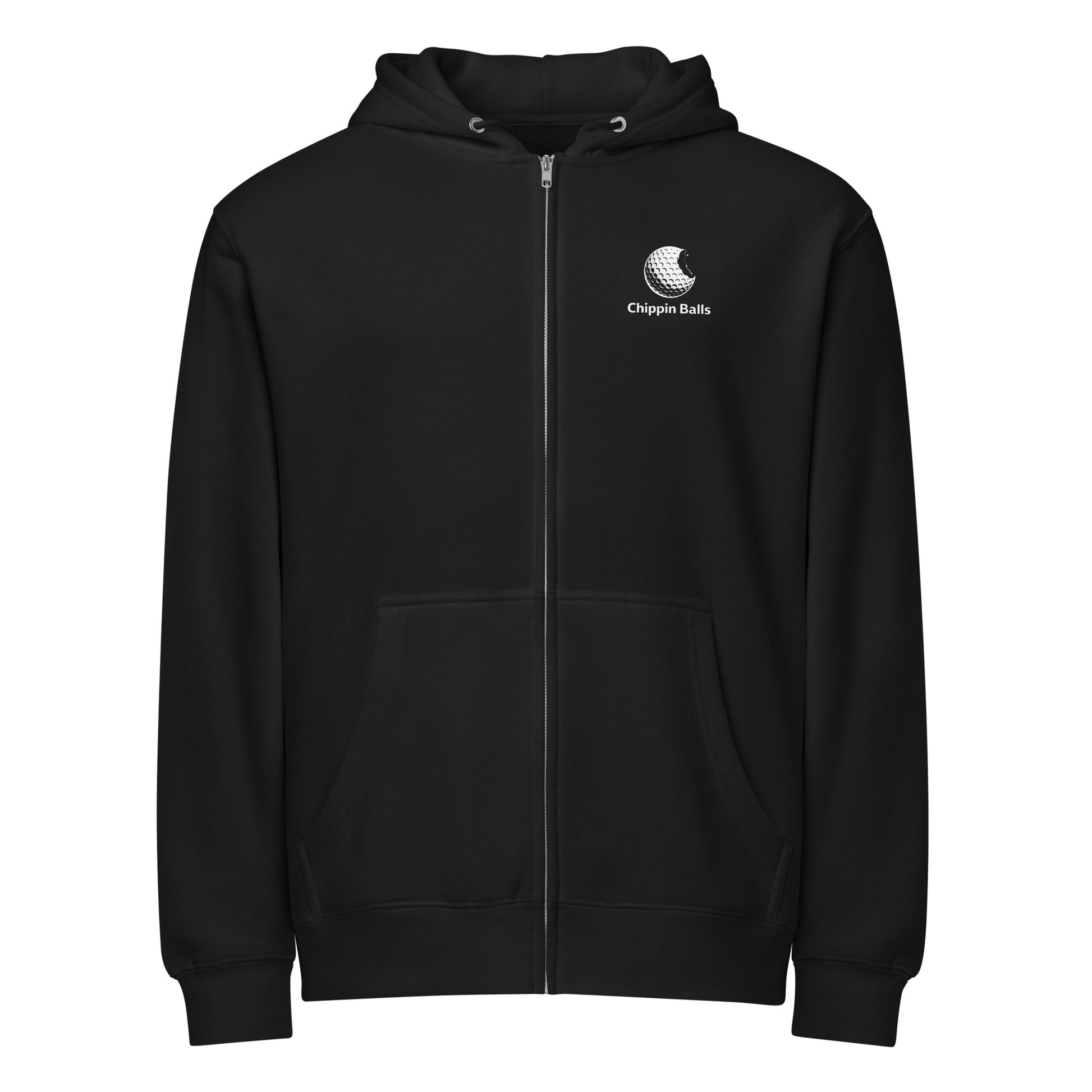 Chippin Balls The Bite Zip-Up Hoodie — premium full-zip