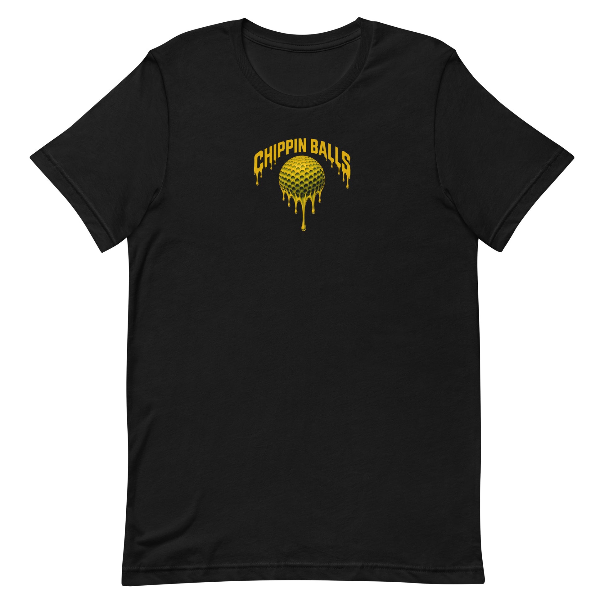 Chippin Balls Yellow Slimeballs Tee — psychedelic design