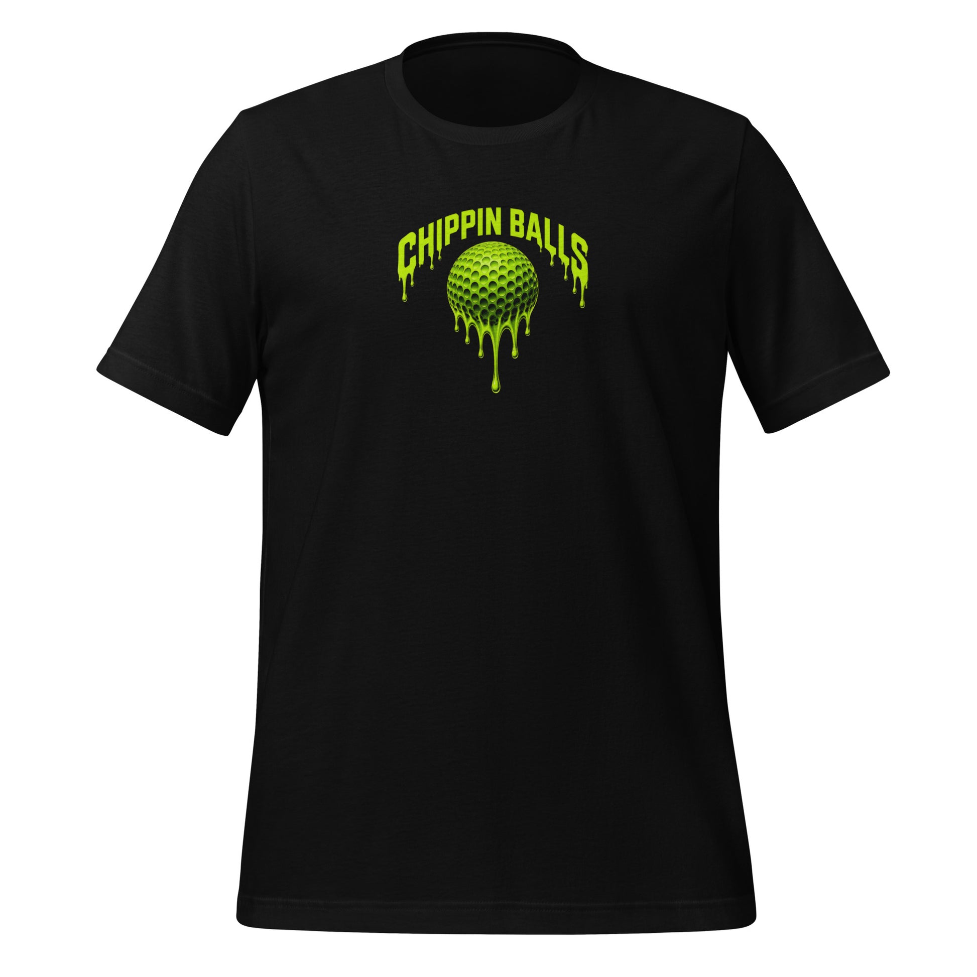 Chippin Balls Green Slimeballs Tee — psychedelic design