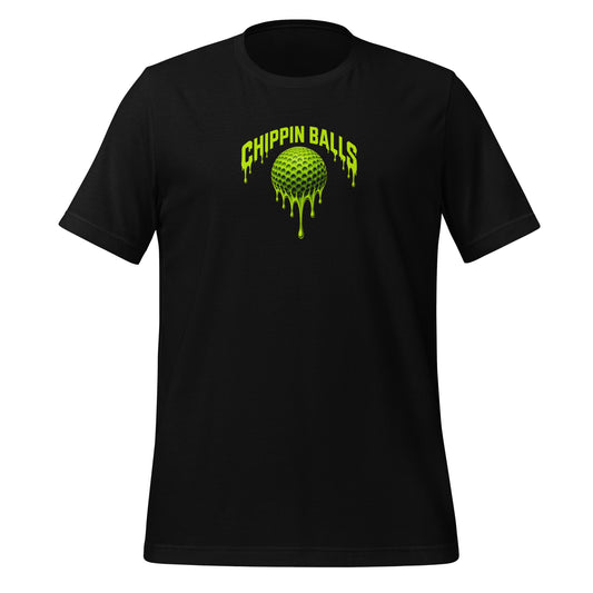 Chippin Balls Green Slimeballs Tee — psychedelic design
