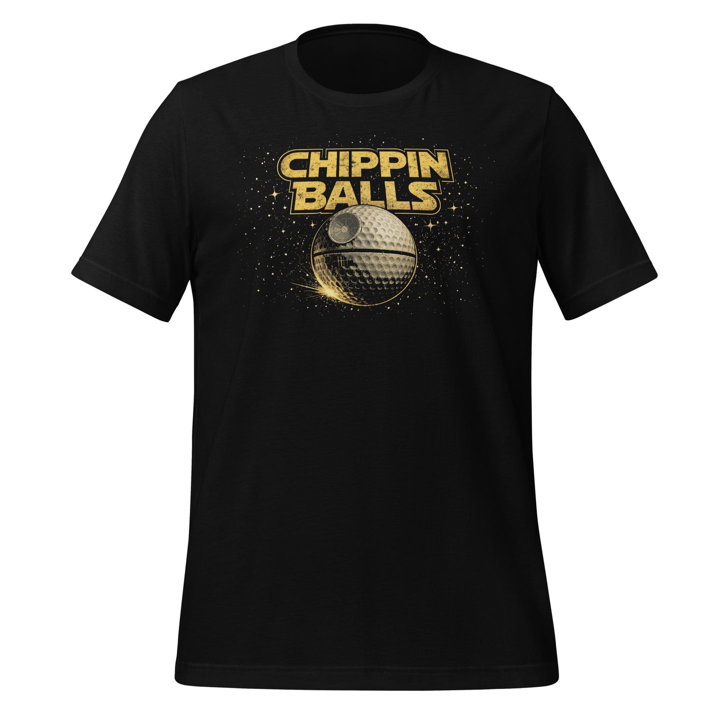 Chippin Balls Death Balls Tee — galactic golf design