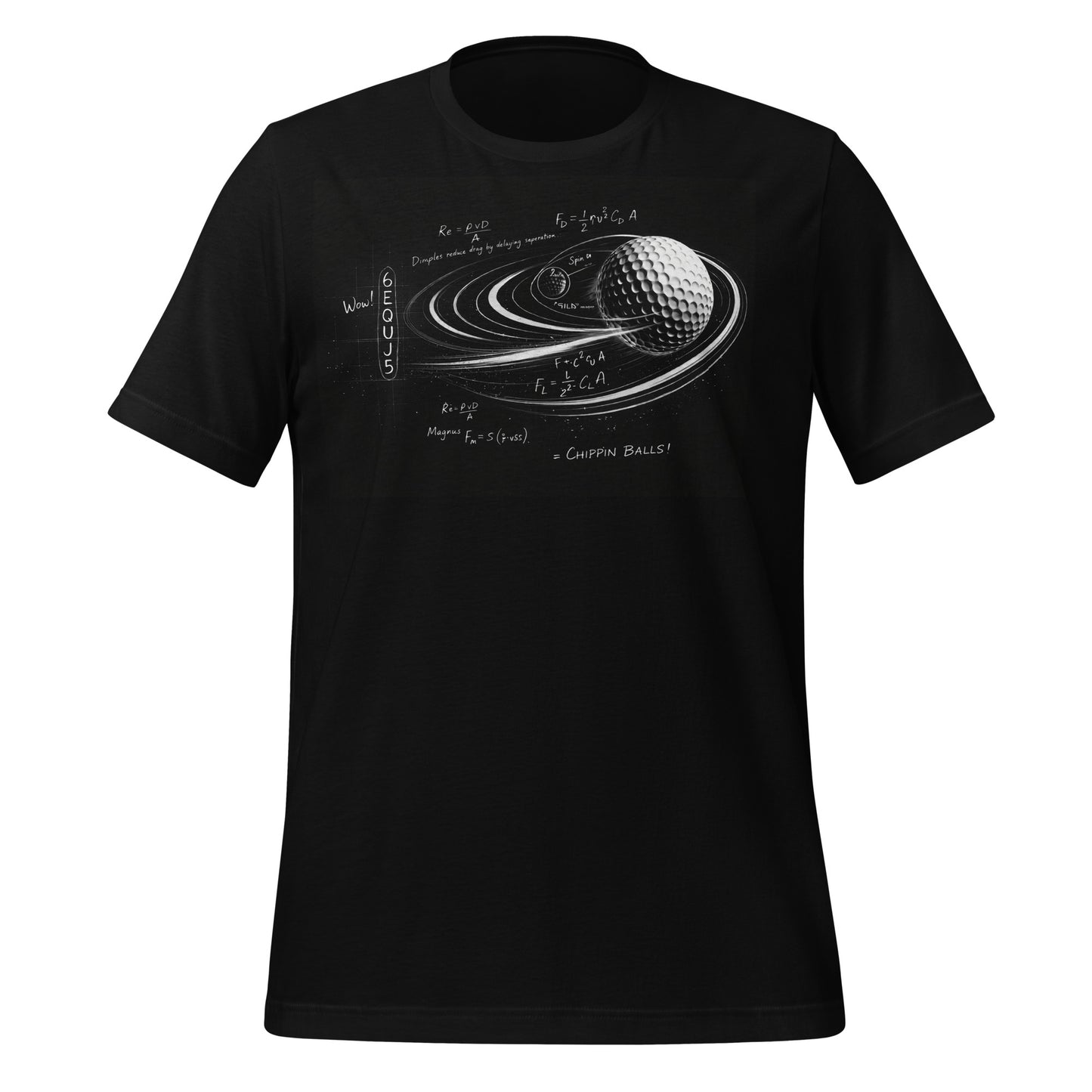 Chippin Balls WOW Tee — premium golf reaction shirt