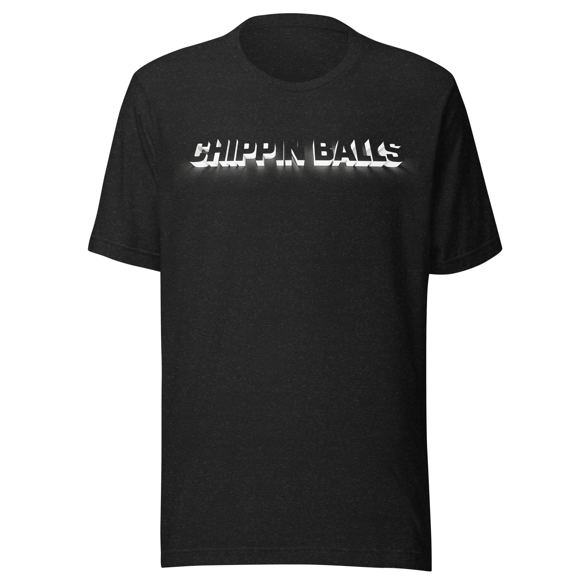 Chippin Balls Ghost Tee — midnight round design